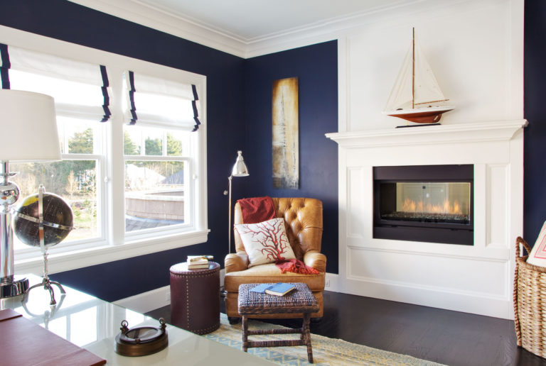 Living Room in Benjamin Moore 2063-10, image courtesy of Garrison Hullinger Interior Design