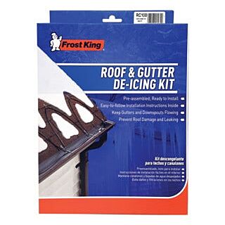 Frost King Roof & Gutter De-icing Kit, Electric, 100 ft.