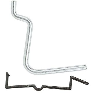 National Hardware N180-007 Peg Hook, 1-3/4 in, Steel, Zinc