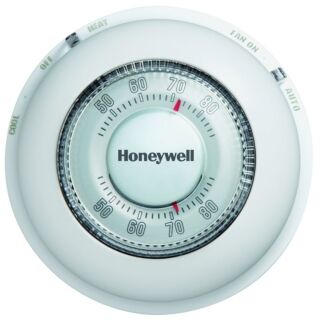 Honeywell CT87N Thermostat with Decorative Cover Ring, 24 V