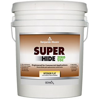 Benjamin Moore Super Hide Zero VOC Interior Paint, Flat