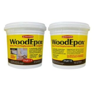 WoodEpox, Wood Restoration System, Part A and Part B, 2 Gallons