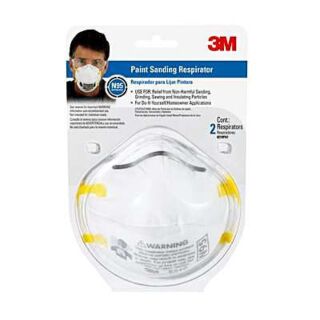 3M BRAND SANDING RESPIRATOR 2/PKG