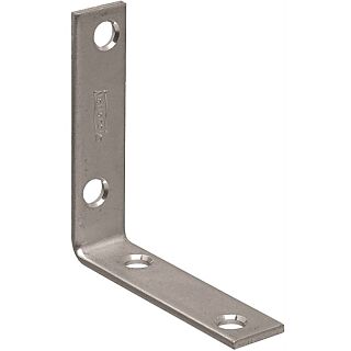 National Hardware 115BC Series N266-338 Corner Brace, 0.1 in, Steel, Zinc