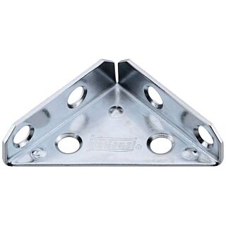 National Hardware V124 Series N337-675 Corner Brace, Steel, Zinc