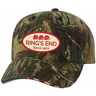 Ring’s End Camo Print Baseball Cap