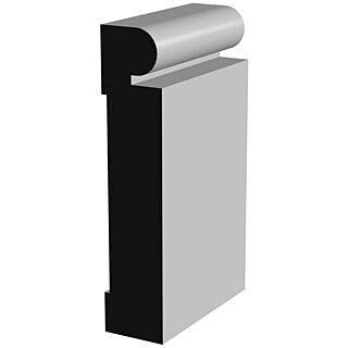 Millwork Design by Oxford AB110-2, 11/16 in. x 2-1/2 in. Casing, Primed Finger-Jointed Pine Moulding, 16 ft.