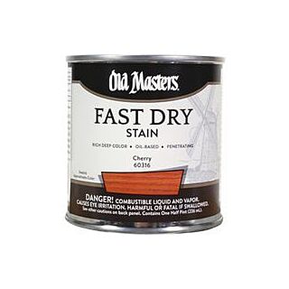 Old Masters, Fast Dry Interior Stain, Cherry, 1/2 Pint
