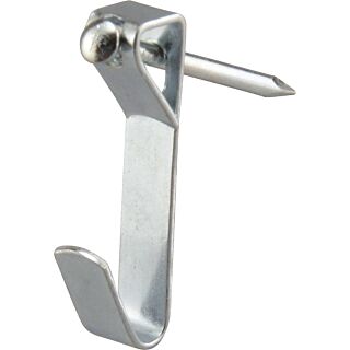 OOK 50051 Conventional Hook, 10 lb Weight Capacity, Steel, Zinc