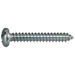 MIDWEST #12 x  1½ in. Zinc Plated Steel Combo Phillips Pan Head Sheet Metal Screws, 35 Count