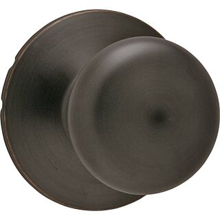 Schlage Plymouth F170 PLY716 Non-Turning Dummy Door Knob with Camelot Trim, Aged Bronze