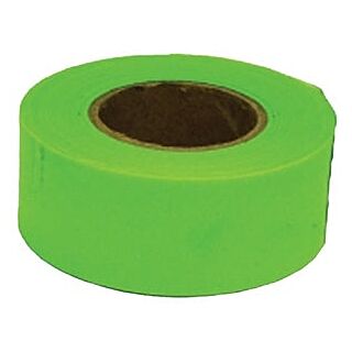 CH Hanson Flagging Tape, PVC, Fluorescent Lime