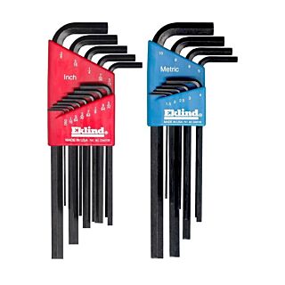 Eklind Hex Key Combo Set, 22-Piece, Steel, Black