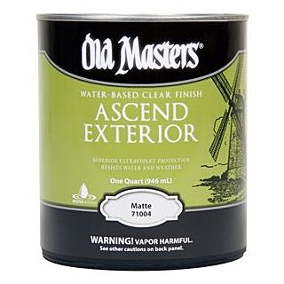Old Masters, Ascend Exterior® Clear Satin, Quart