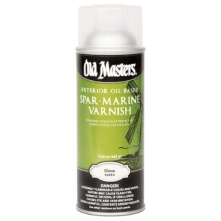 Old Masters, Exterior Spar-Marine Varnish Spray, Gloss, 