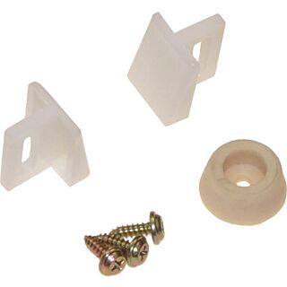 Johnson Hardware 1505PPK3 Pocket Door Guide and Bumper Set, For Steel Doors