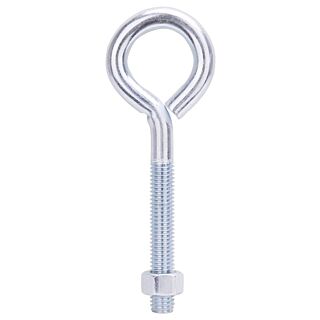 Prosource LR288 Eye Bolt, 1/2 in Thread, 1/2 in Dia Eye, Steel, Zinc