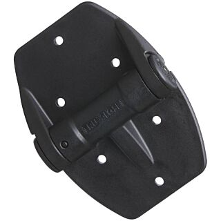 National Hardware N346-207 Spring Hinge, 55 lb Weight Capacity, Glass/Polymer, Black