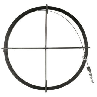 COBRA TOOLS 02250 Flat Drain Tape, 1/4 in Dia Cable, Steel