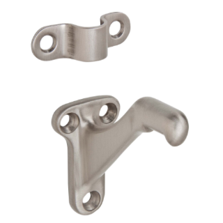 Schlage SPS059B619 Handrail Bracket, Brass, Satin Nickel