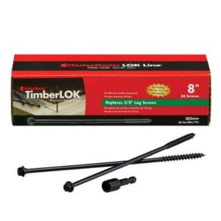 FastenMaster TimberLOK® 8 in. Structual Wood Screw, 50 Count