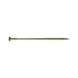 Grabber #10 x 5 in.  LOX Head w/ Draw Tite Thread Interior Wood Screws, 200 count