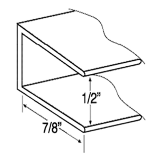 DuraShell PVC Lattice Cap, White, 98 in.
