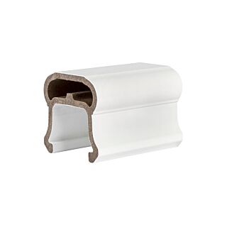 TimberTech® Classic Composite Series RadianceRail® Top Rail, Matte White, 8 ft.