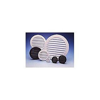 Maurice Franklin 2 in. Screen Louver, Plastic,  White, 4 Pack