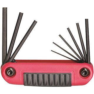 Eklind Fold-Up, Small SAE Hex Key Set, Steel, , 9-Piece