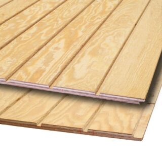 5/8 in. Fir Texture 1-11 Plywood, 4 ft. x 10 ft. - 8 in. O.C.