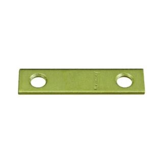 National Hardware N190-892 Mending Brace, 2 in L, Steel, 0.07 in, Brass