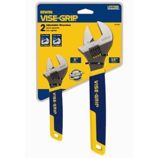 Irwin 2-pc Adjustable Wrench Set