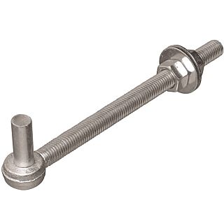 National Hardware N130-641 BOLT HOOK, 200 lb Weight Capacity, Steel, Zinc