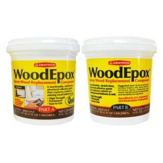 WoodEpox, Wood Restoration System, Part A and Part B, 2 Pints