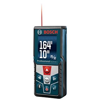 Bosch GLM50C Laser Measurer, 165 ft, Upgraded Backlit Color Display