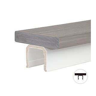 TimberTech® Classic Composite Series Trademark™ Universal Rail, Matte White, 6 ft.