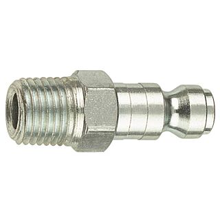 Tru-Flate 12-605 Plug, 3/8 in MNPT, Steel