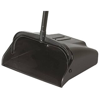 Continental Commercial 912BK Lobby Dustpan, 36-3/4 in L, Plastic, Black