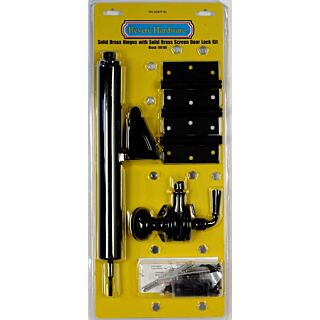 Revere Hardware Storm Door Hardware Kit, Black