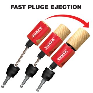 Diablo 2 (51mm) Carbide-Tipped Wood & Metal Holesaw