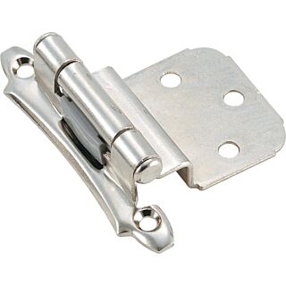 Amerock BP792826/BPR79282 Cabinet Hinge, 3/8 in Inset, Polished Chrome