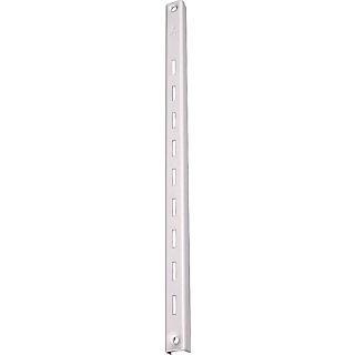 Knape & Vogt 80 Series 80 WH 60 Single-Slot Shelf Standard, 320 lb Weight Capacity, Wall Mounting, 16 ga, Steel, 60