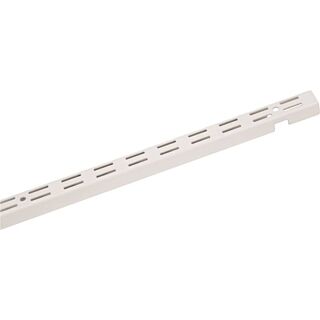 ClosetMaid ShelfTrack 280800 Dual-Slot Shelf Standard, Wall Mounting, Steel