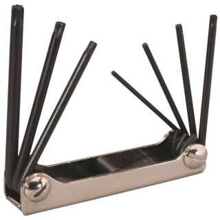 Eklind Torx 22571 Hex Key Set, T10, T15, T20, T25, T27, T30, T40 Drive, Classic Handle