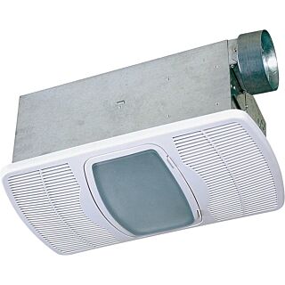 Air King AK55L Exhaust Fan, 70 cfm, 0.3 A, White