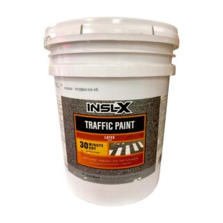 INSL-X Latex Traffic Paint, Black, 5 Gallon