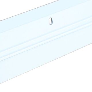 Randall Heavy Duty Vinyl & Aluminum Triple Seal Door Sweep, 3 ft., White