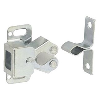 Schlage Ives SP330F2C Double Roller Catch, Steel, Zinc