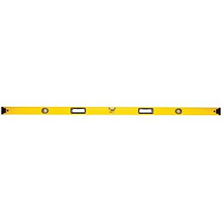 STANLEY 43-572 Box Beam Level, Block Vial, 3-Vial, 2-Hang Hole, Aluminum